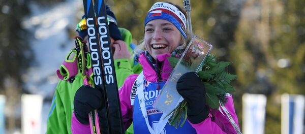 Чешская биатлонистка Маркета Давидова - Sputnik Беларусь