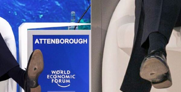 Принц Уильям выступил в Швейцарии в дырявом ботинке и шокировал публику Принц Уильям выступил в Швейцарии в дырявом ботинке и шокировал публику - Sputnik Беларусь