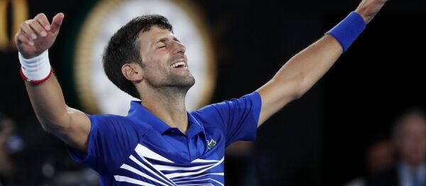 Сербский теннисист Новак Джокович - Sputnik Беларусь