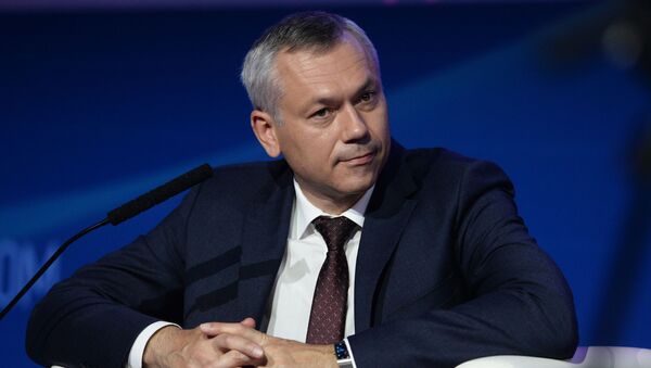 Губернатор Новосибирской области Андрей Травников - Sputnik Беларусь