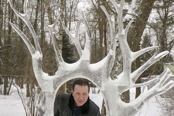 Фестиваль-конкурс ледовых и снежных скульптур в Ботаническом саду - Sputnik Беларусь