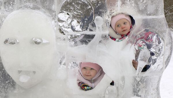 Фестиваль-конкурс ледовых и снежных скульптур в Ботаническом саду - Sputnik Беларусь