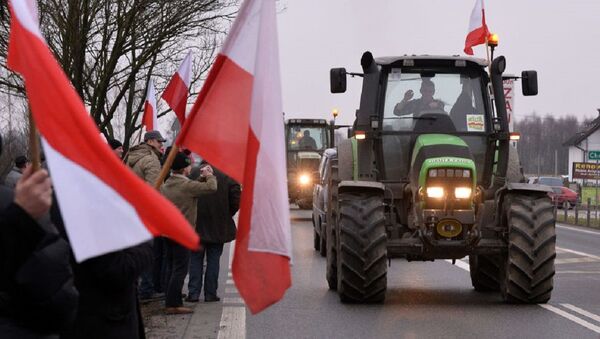 Акция протеста фермеров в Польше - Sputnik Беларусь