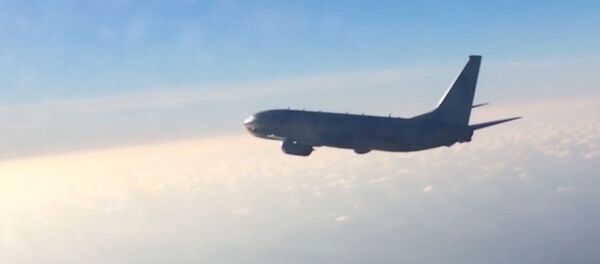 Опубликовано видео перехвата истребителем американского самолета-шпиона - Sputnik Беларусь