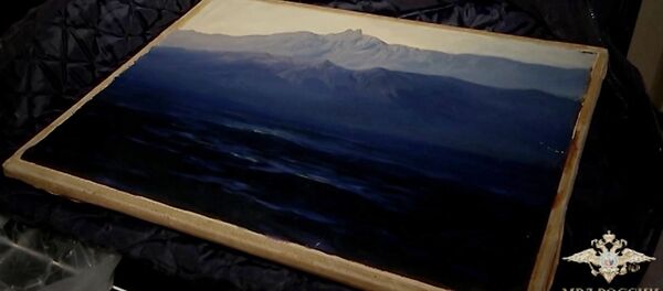 Задержание подозреваемого в краже картины Куинджи - Sputnik Беларусь