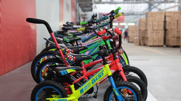 На предприятии Мотовелозавод выпускают более 80 моделей велосипедов: от детского беговела без педалей до спортивного шоссейного - Sputnik Беларусь