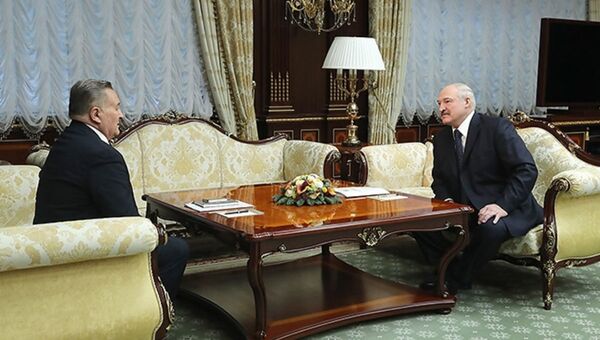 Президент Беларуси Александр Лукашенко встретился с Евгением Марчуком - Sputnik Беларусь