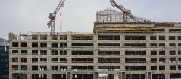 Стройка на Октябрьской площади на месте музея ВОВ - Sputnik Беларусь