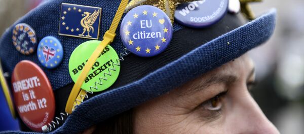 Участники акции против Brexit в Лондоне - Sputnik Беларусь
