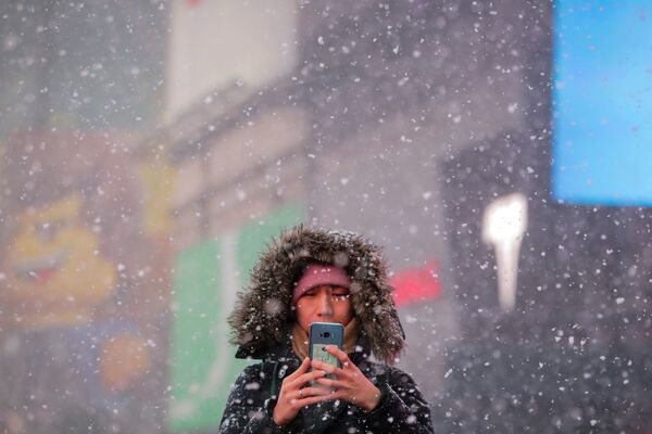 Снежная буря в Нью-Йорке - Sputnik Беларусь
