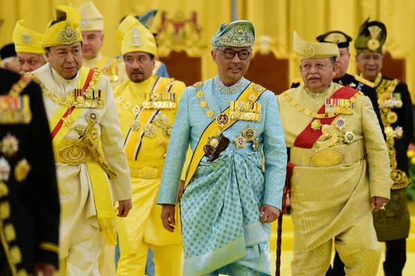 Новый король Малайзии султан Абдулла принимает присягу в Национальном дворце в Куала-Лумпуре - Sputnik Беларусь