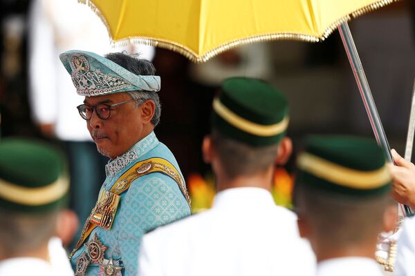 Новый король Малайзии султан Абдулла в парламенте в Куала-Лумпуре - Sputnik Беларусь