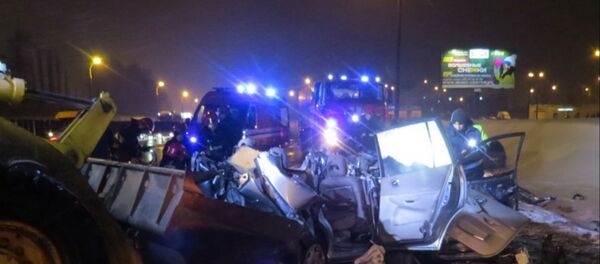 ДТП на 10-м километре МКАД: погибли три человека - Sputnik Беларусь