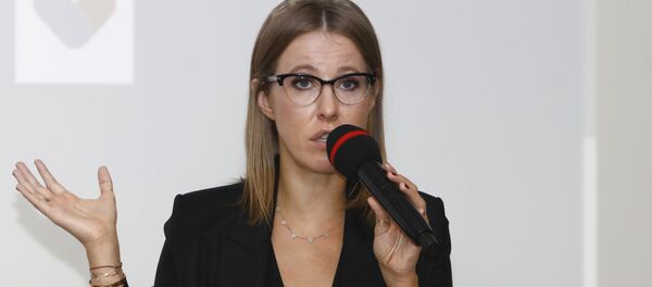 Телеведущая Ксения Собчак, архивное фото Телеведущая Ксения Собчак, архивное фото - Sputnik Беларусь