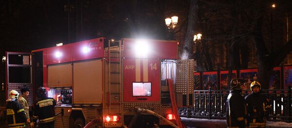 Пожар в жилом доме в центре Москвы Пожар в жилом доме в центре Москвы - Sputnik Беларусь