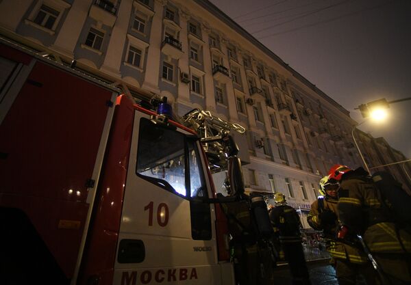 Пожар в звездном доме: подробности ЧП в Москве - Sputnik Беларусь