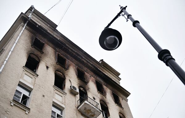 Пожар в звездном доме: подробности ЧП в Москве - Sputnik Беларусь