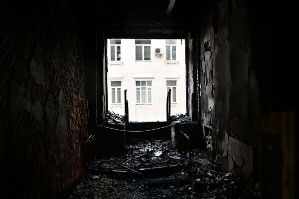 Пожар в звездном доме: подробности ЧП в Москве - Sputnik Беларусь