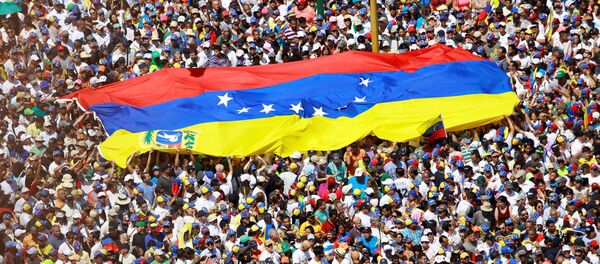 Демонстрация в Венесуэле - Sputnik Беларусь
