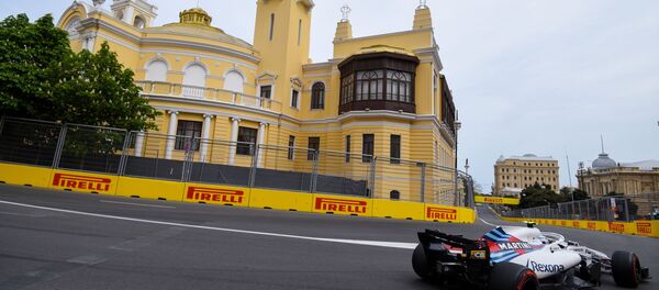 Гонка Формулы-1 на трассе в Баку, архивное фото - Sputnik Беларусь