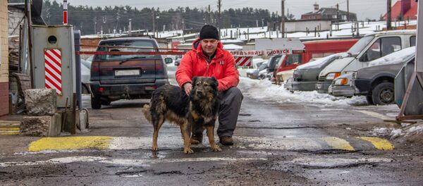 Андрей Махтадуй и Гром - Sputnik Беларусь