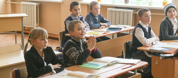 В классах по 8-10 учеников - за урок учитель успевает уделить внимание каждому, по сути индивидуальный подход получается  - Sputnik Беларусь