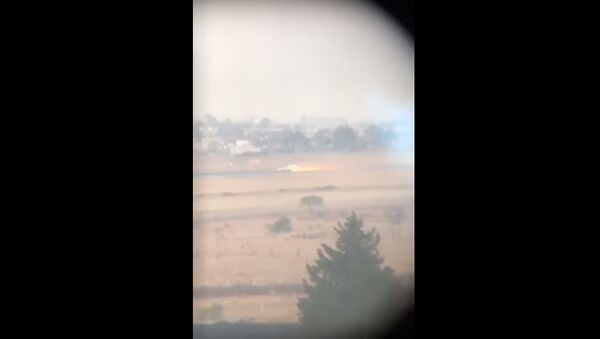 Самолет загорелся во время посадки в Мексике - Sputnik Беларусь