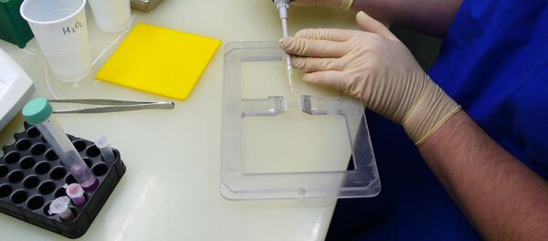 Работа генетика, архивное фото - Sputnik Беларусь