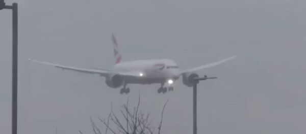 Сильный ветер снес самолет во время посадки - Sputnik Беларусь