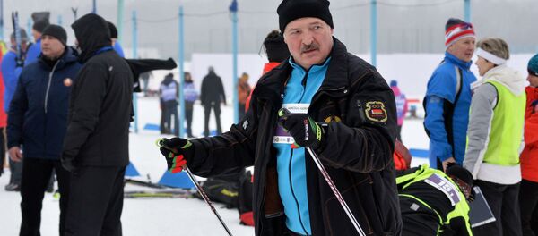 Александр Лукашенко принимает участие в Минской лыжне Александр Лукашенко принимает участие в Минской лыжне - Sputnik Беларусь