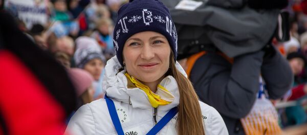 Дарья Домрачева на Снежном снайпере Дарья Домрачева на Снежном снайпере - Sputnik Беларусь