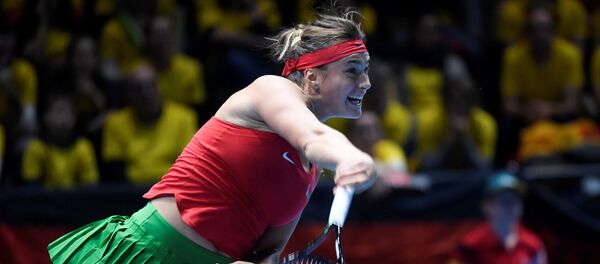 Беларуская тэнісістка Арына Сабаленка Беларуская тэнісістка Арына Сабаленка - Sputnik Беларусь