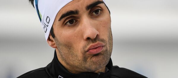 Французский биатлонист Мартен Фуркад - Sputnik Беларусь