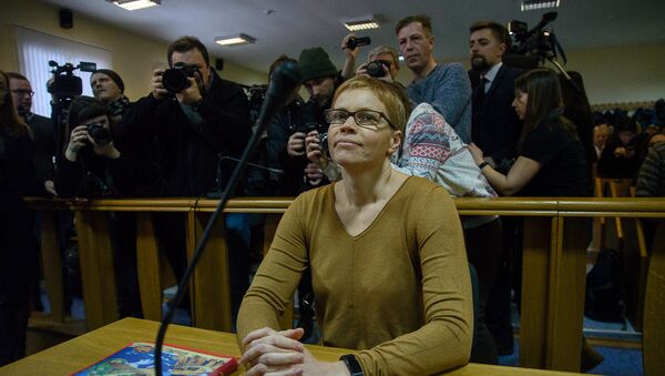Марина Золотова в суде - Sputnik Беларусь