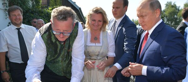 Президент РФ В. Путин посетил Австрию - Sputnik Беларусь