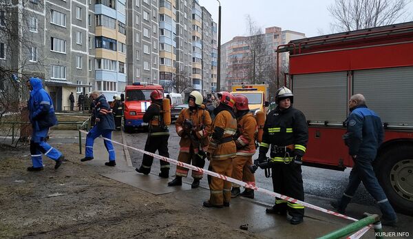 Взрыв газа произошел около жилого дома в Слуцке Взрыв газа произошел около жилого дома в Слуцке - Sputnik Беларусь