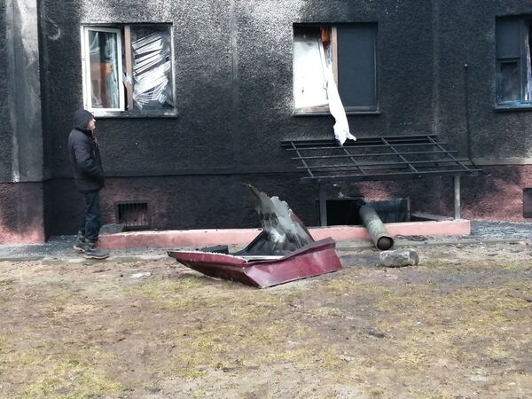Взрыв газа произошел около жилого дома в Слуцке Взрыв газа произошел около жилого дома в Слуцке - Sputnik Беларусь