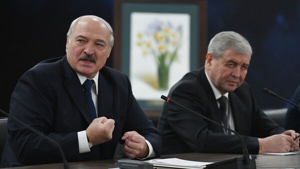 Аляксандр Лукашэнка на сустрэчы з Уладзімірам Пуціным у Сочы - Sputnik Беларусь