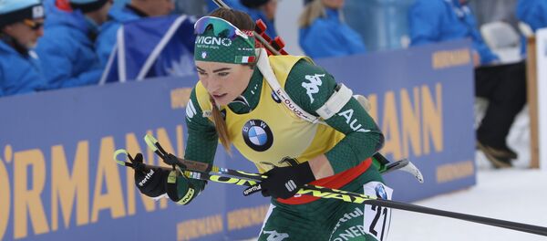 Итальянская биатлонистка Доротея Вирер  - Sputnik Беларусь