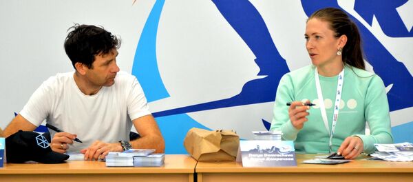 Уле Эйнар Бьорндален и Дарья Домрачева - Sputnik Беларусь