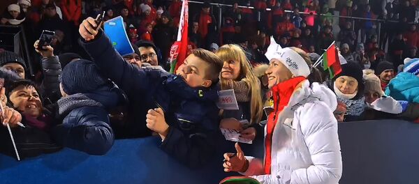 Дарья Домрачева попрощалась с болельщиками и биатлоном - Sputnik Беларусь