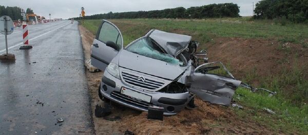 ДТП на автодороге М-6 Минск-Гродно ДТП на автодороге М-6 Минск-Гродно - Sputnik Беларусь