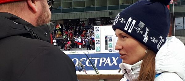 Дарья Домрачева в Раубичах - Sputnik Беларусь