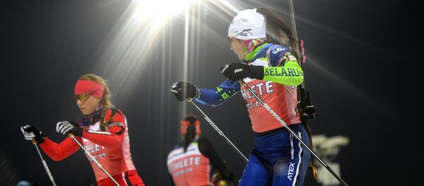 Ирина Кривко на официальной тренировке в Раубичах Ирина Кривко на официальной тренировке в Раубичах - Sputnik Беларусь