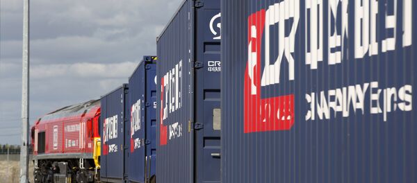 Поезд с контейнерами из Китая, архивное фото - Sputnik Беларусь