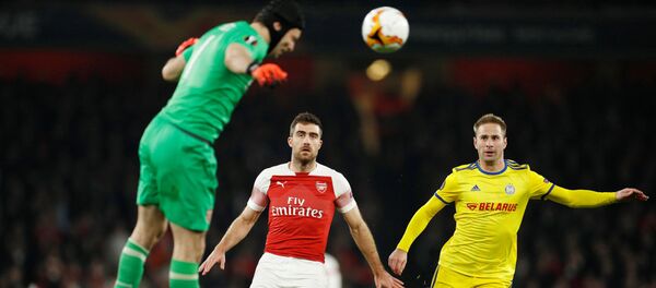 Лига Европы. Второй матч - Арсенал - БАТЭ Лига Европы. Второй матч - Арсенал - БАТЭ - Sputnik Беларусь