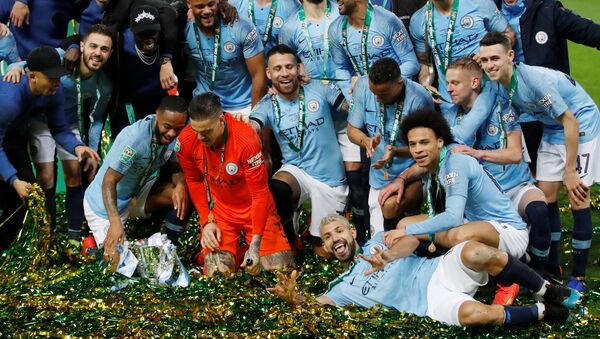 Футболисты Манчестер Сити выиграли Кубок Англии - Sputnik Беларусь