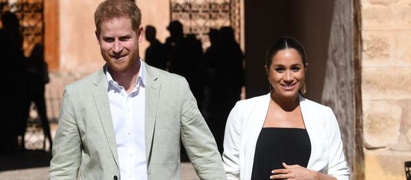 Принц Гарри и Меган Маркл во время визита в Марокко - Sputnik Беларусь