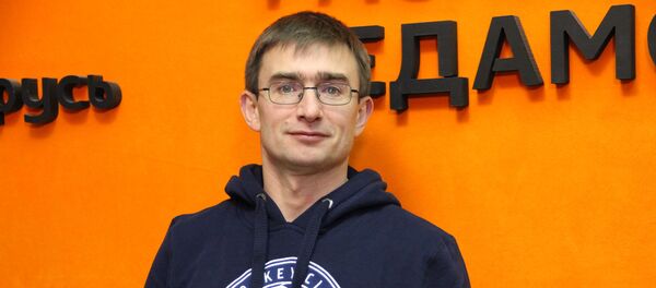 Руководитель пресс-службы ХК Динамо-Минск Роман Стронгин  - Sputnik Беларусь