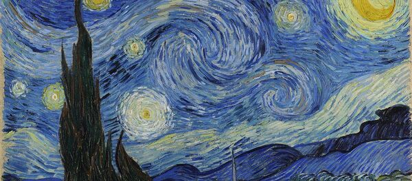 Картина Звездная ночь нидерландского художника-постимпрессиониста Винсента Ван Гога  - Sputnik Беларусь